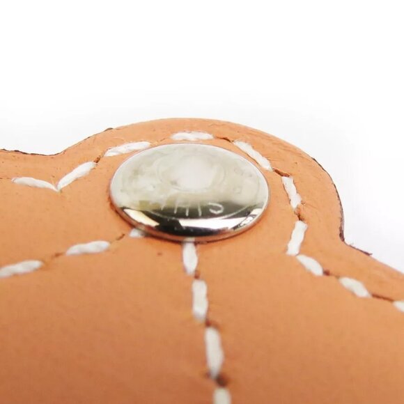 Auth HERMES Charm Purple/Yellow/Light Brown Leather - Picture 11 of 16